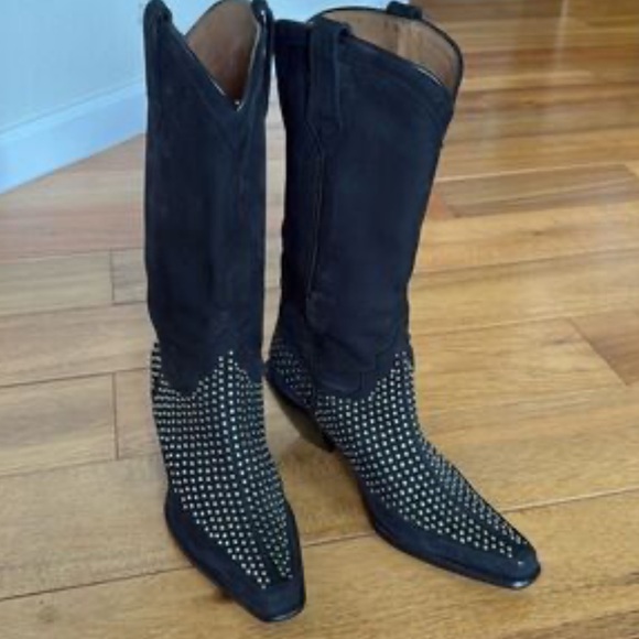 Donald J. Pliner Shoes - Black Studded boot size 8
